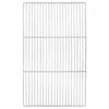 Vidaxl grillrooster zilver 67 x 40 cm roestvrij staal