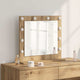 Vidaxx espejo de maquillaje rectangular roble sonoma 60 x 55 x 18 cm