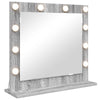 Vidaxx espejo de maquillaje rectangular gris sonoma 60 x 55 x 18 cm