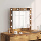 Vidaxx make-up mirror rectangular with mirror old wood 60 x 55 x 18 cm