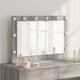 Vidaxx espejo de maquillaje rectangular gris sonoma 80 x 55 x 18 cm