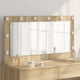 Vidaxx espejo de maquillaje rectangular roble sonoma 100 x 55 x 18 cm