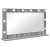 Vidaxx espejo de maquillaje rectangular gris sonoma 100 x 55 x 18 cm