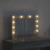 Specchio per il trucco Vidaxx rettangolare grigio Sonoma 60 x 45 x 18 cm