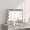 Specchio per il trucco Vidaxx rettangolare grigio Sonoma 60 x 45 x 18 cm