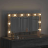 Specchio per il trucco Vidaxx rettangolare grigio Sonoma 80 x 45 x 18 cm