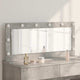 Vidaxx espejo de maquillaje rectangular gris hormigón 100 x 45 x 18 cm