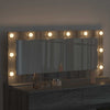 Specchio per il trucco Vidaxx rettangolare grigio Sonoma 100 x 45 x 18 cm