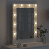 Vidaxl schmink spiegel wit 70 x 50 x 18 cm glas en hout met kunststof