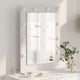 Specchio per il trucco Vidaxx bianco 70 x 50 x 18 cm vetro e legno con plastica