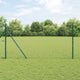 Vidaxl afrasteringspaal groen 10 x 1,2 m (50 mm gaas) staal en pvc