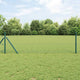 Vidaxl afrasteringspaal groen 25 x 0,4 m (13 mm gaas) staal en pvc