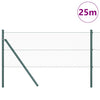 Poste para valla Vidaxl verde 25 x 0,6 m (malla 25 mm) acero y PVC