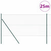 Poste para valla Vidaxl verde 25 x 1 m (malla de 25 mm) acero