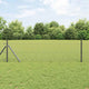 Vidaxl afrasteringspaal grijs 10 x 0,4 m (25 mm gaas) staal en pvc