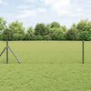 Vidaxl afrasteringspaal grijs 10 x 0,6 m (36 mm gaas) staal en pvc
