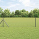 Vidaxl afrasteringspaal grijs 25 x 0,8 m (50 mm gaas) staal en pvc