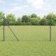 Poste para valla Vidaxl gris 25 x 1,4 m (malla 36 mm) acero y PVC