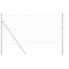 Vidaxl afrasteringspaal zilver 10 x 1,4 m (13 mm gaas) staal