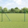 Paletto per recinzione Vidaxl verde 10 x 1,5 m (maglia 25 mm) in acciaio e PVC