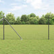 Vidaxl afrasteringspaal grijs 10 x 1 m (36 mm gaas) staal en pvc