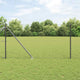 Poste para valla Vidaxl gris 10 x 1 m (malla 50 mm) acero y PVC