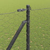 Poste para valla Vidaxl gris 10 x 1,6 m (malla 50 mm) acero y PVC