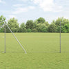 Vidaxl afrasteringspaal zilver 10 x 1,6 m (50 mm gaas) staal