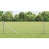 Poste para valla Vidaxl plateado 25 x 0,6 m (malla de 25 mm) acero