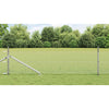 Vidaxl afrasteringspaal zilver 25 x 0,8 m (13 mm gaas) staal