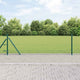 Poste para valla Vidaxl verde 10 x 0,6 m (malla 13 mm) acero y PVC