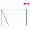 Poste para valla Vidaxl verde 10 x 1,5 m (malla 36 mm) acero y PVC