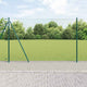 Poste para valla Vidaxl verde 10 x 1,6 m (malla 36 mm) acero y PVC