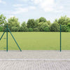 Poste para valla vidaxl verde 25 x 0,8 m (malla 25 mm) acero y PVC