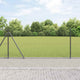 Vidaxl afrasteringspaal grijs 25 x 0,8 m (13 mm gaas) staal en pvc