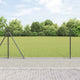 Vidaxl afrasteringspaal grijs 25 x 0,8 m (36 mm gaas) staal en pvc