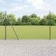 Poste para valla Vidaxl gris 25 x 1,4 m (malla 50 mm) acero y PVC