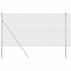 Vidaxl afrasteringspaal zilver 10 x 1,2 m (16 x 16 mm gaas) staal