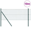 Poste para valla Vidaxl verde 10 x 0,5 m (malla 19 x 19 mm) acero