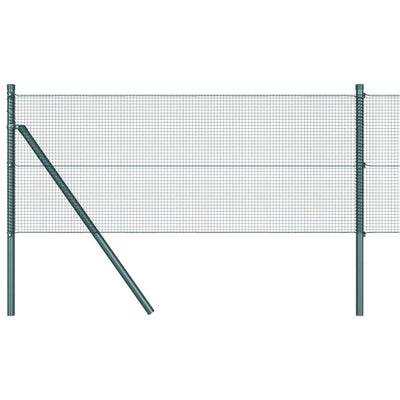 Vidaxl afrasteringspaal groen 10 x 0,8 m (12 x 12 mm gaas)