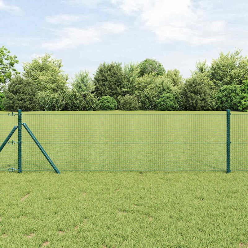 Vidaxl afrasteringspaal groen 10 x 0,8 m (19 x 19 mm gaas)