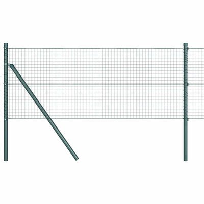 Vidaxl afrasteringspaal groen 10 x 0,8 m (25 x 25 mm gaas)