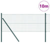 Vidaxl afrasteringspaal groen 10 x 0,8 m (25 x 25 mm gaas)