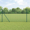 Vidaxl afrasteringspaal groen 10 x 1 m (12 x 12 mm gaas) staal