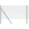 Poste para valla Vidaxl verde 10 x 1 m (malla 19 x 19 mm) acero