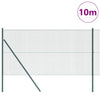 Poste para valla Vidaxl verde 10 x 1,2 m (malla 12 x 12 mm)