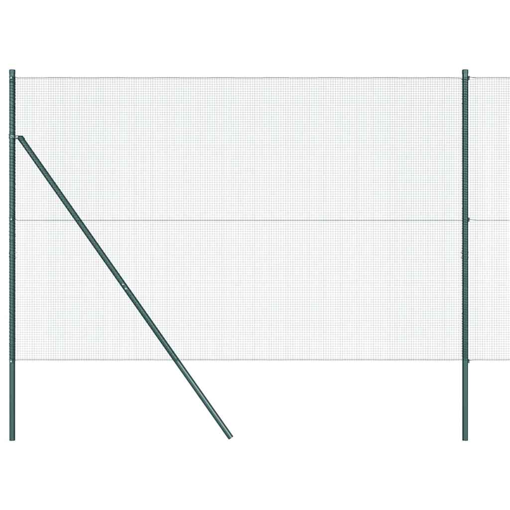 Poste para valla Vidaxl verde 10 x 1,6 m (malla 12 x 12 mm)