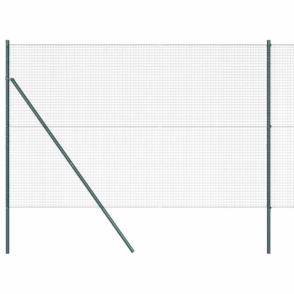 Poste para valla Vidaxl verde 10 x 1,6 m (malla 25 x 25 mm)