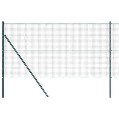 Palo per recinzione Vidaxl verde 25 x 1,2 m (maglia 25 x 25 mm)