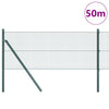 Vidaxl afrasteringspaal groen 50 x 0,4 m (16 x 16 mm gaas)